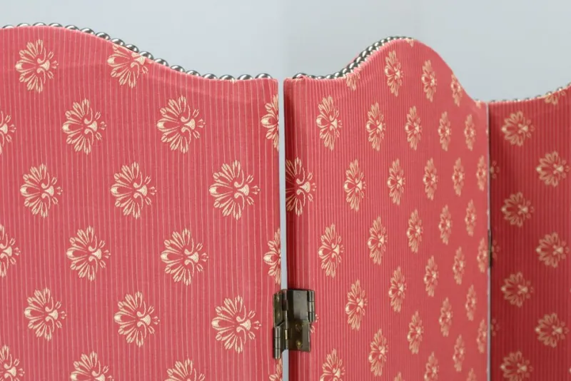 Best Pamono Antique Paravan with Fabric, 1900