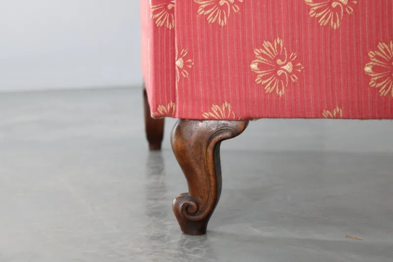 Best Pamono Antique Paravan with Fabric, 1900