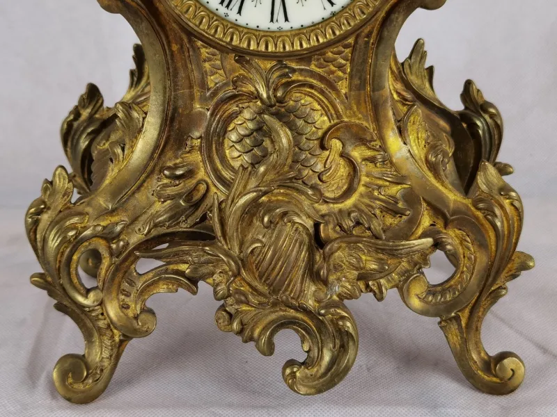 Outlet Pamono Antique Pendulum Table Clock by Japy Freres, 1855, Set of 3