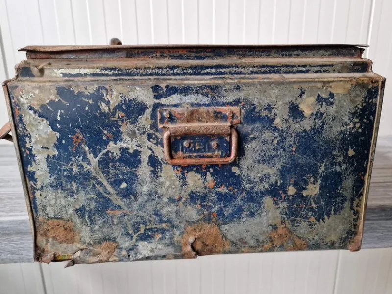 Pamono Antique Pepsi Cooler Box in Metal> Ice Buckets & Wine Coolers