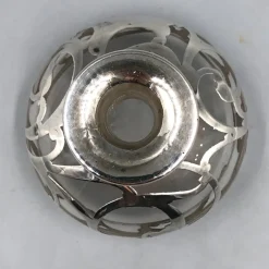 Online Pamono Antique Perfume Bottle in Sterling Silver Overlay, 1900s