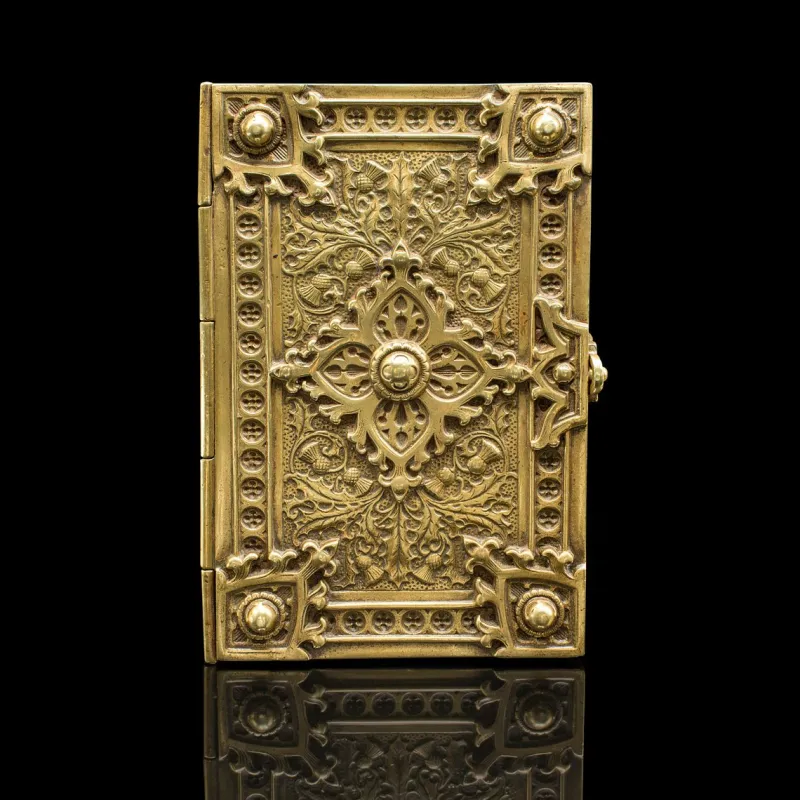 Pamono Antique Personal Diary Repository, 1870> Trunks Crates & Baskets