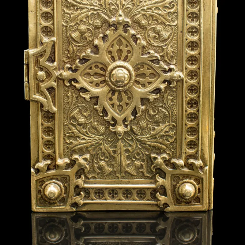 Pamono Antique Personal Diary Repository, 1870> Trunks Crates & Baskets