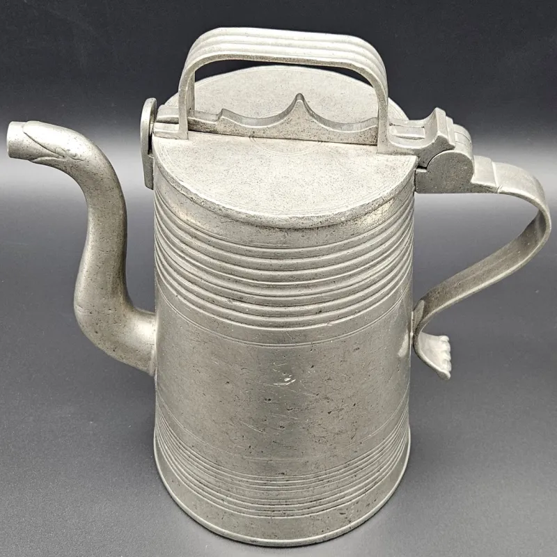 Sale Pamono Antique Pewter Can, 1830s