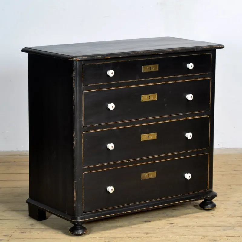 Pamono Antique Pine Chest of Drawers, 1910s