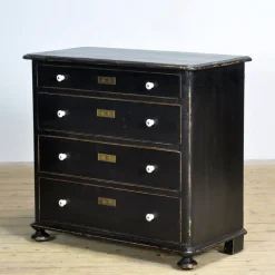 Pamono Antique Pine Chest of Drawers, 1910s
