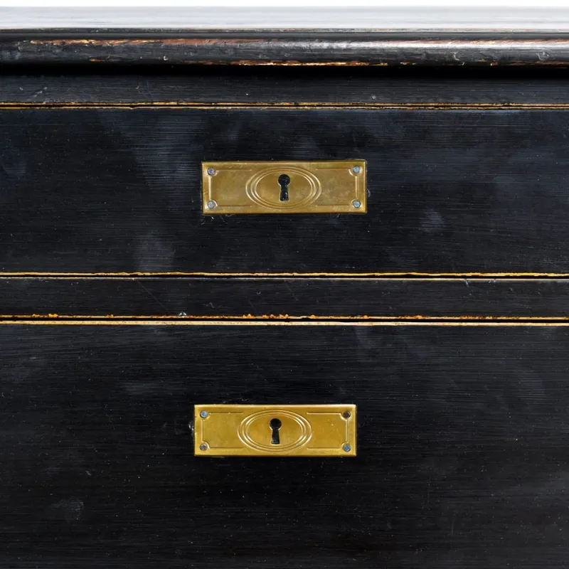 Pamono Antique Pine Chest of Drawers, 1910s
