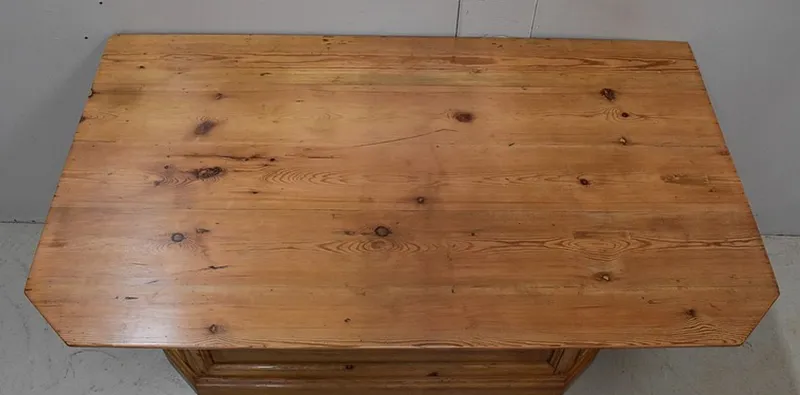 Outlet Pamono Antique PInewood Shop Counter, 1900s