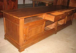 Pamono Antique Pinewood Store Counter