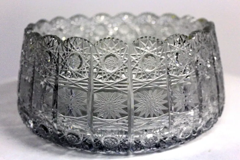 Online Pamono Antique Polished Lead Crystal Bowl