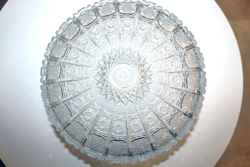 Online Pamono Antique Polished Lead Crystal Bowl