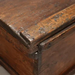 Sale Pamono Antique Poplar Chest with Painted Interior, Italy, 18th Century