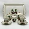 Pamono Antique Porcelain Coffee Service by Ginori, S.C.Ginori for Richard Ginori, Set of 8> Coffee & Tea Service