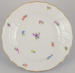 Online Pamono Antique Porcelain Luncheon Plates from Meissen, 1890s, Set of 3