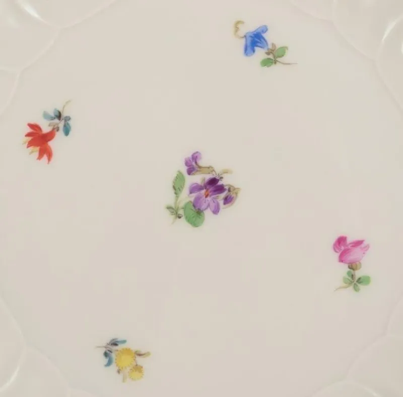 Online Pamono Antique Porcelain Luncheon Plates from Meissen, 1890s, Set of 3