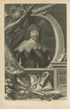 Sale Pamono Antique Portrait of William Cavendish, 1st Duke of Newcastle Upon Tyne