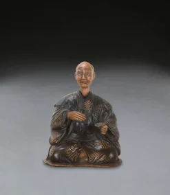 New Pamono Antique Pottery Nodding Figure, 1850