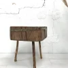 New Pamono Antique Primitive Butcher's Block in Raw Wood