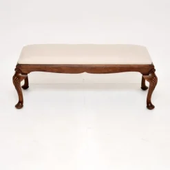Pamono Antique Queen Anne Style Bench, 1900> Benches