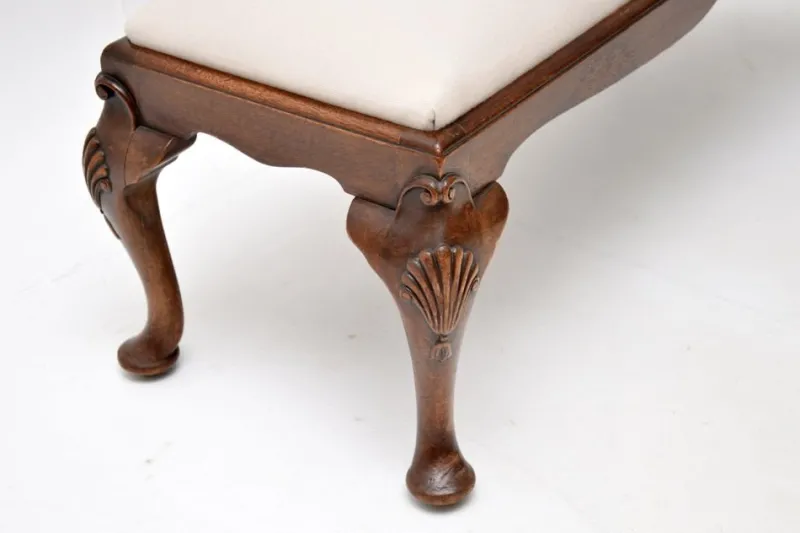 Pamono Antique Queen Anne Style Bench, 1900> Benches