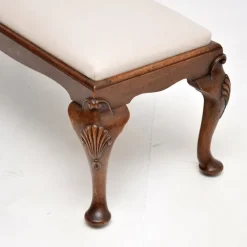 Pamono Antique Queen Anne Style Bench, 1900><noscript><img width=