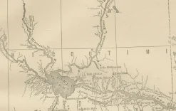 Pamono Antique Railroad Map of Quebec, 1888><noscript><img width=