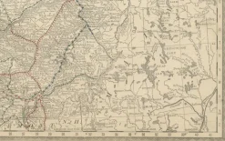 Pamono Antique Railroad Map of Quebec, 1888><noscript><img width=
