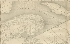 Pamono Antique Railroad Map of Quebec, 1888><noscript><img width=