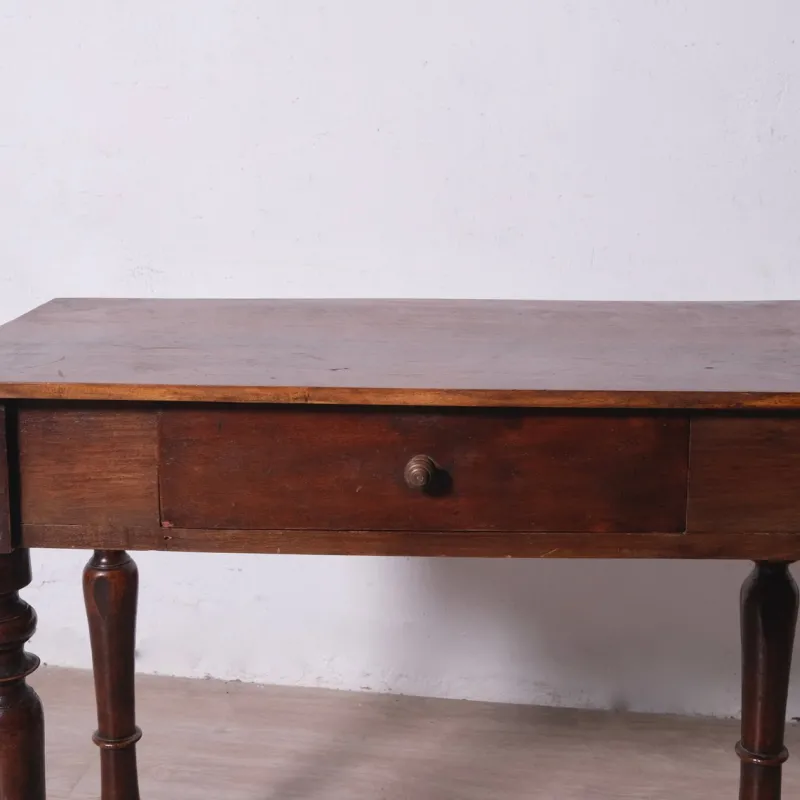 Best Pamono Antique Rectangular Writing Desk with Drawer, 1890s