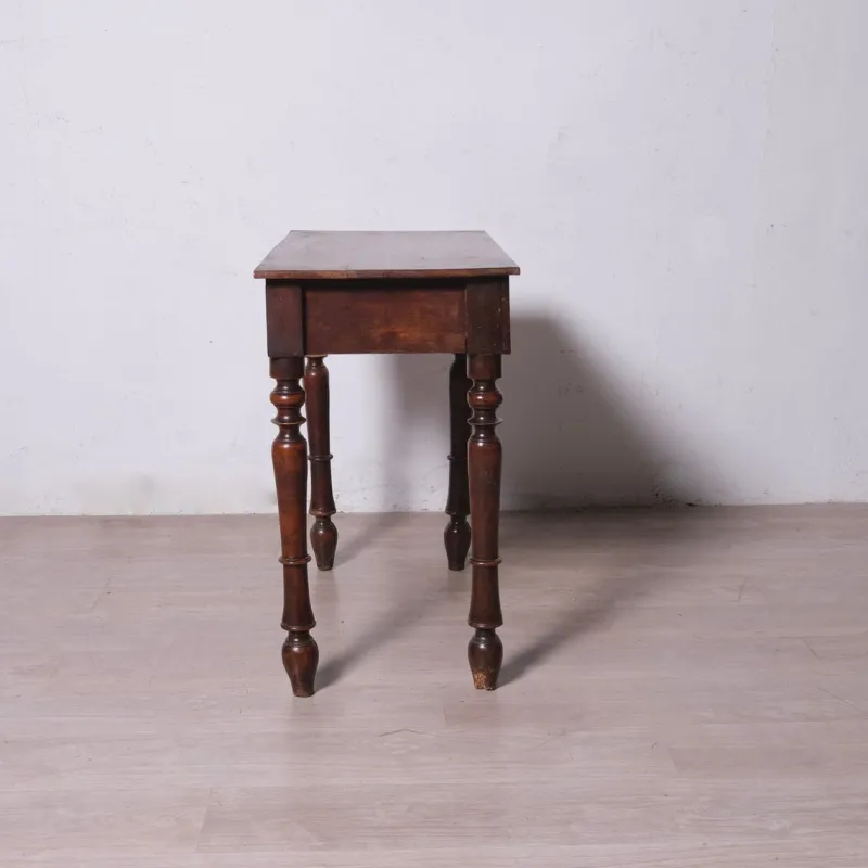 Best Pamono Antique Rectangular Writing Desk with Drawer, 1890s