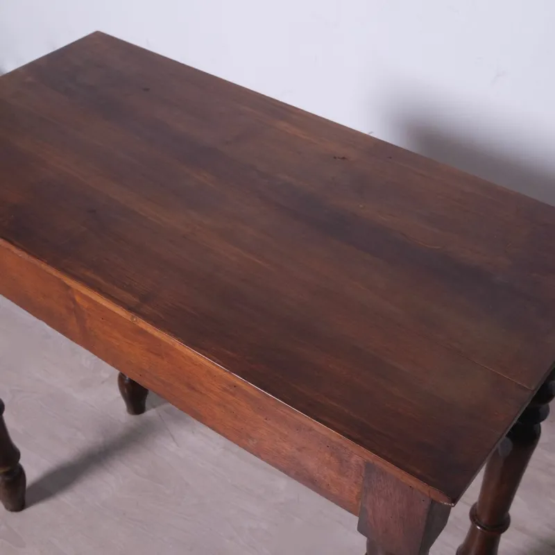 Best Pamono Antique Rectangular Writing Desk with Drawer, 1890s