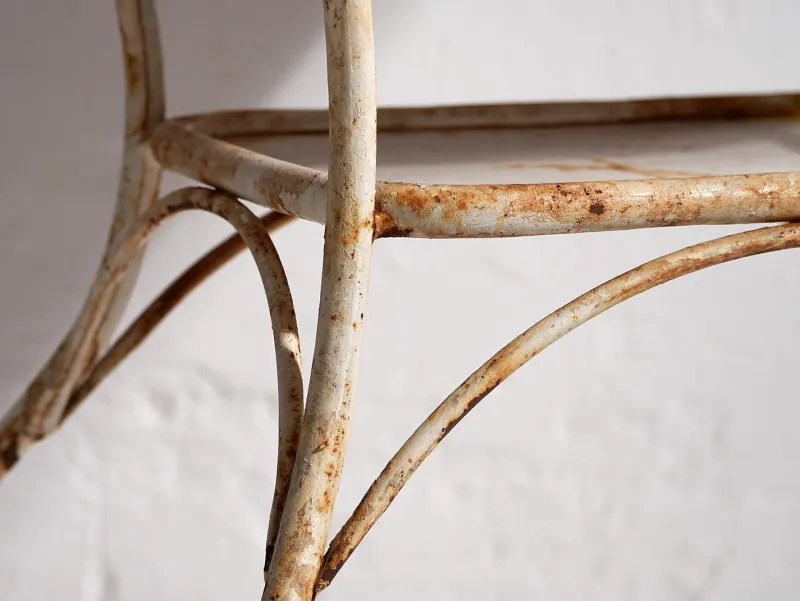 Online Pamono Antique Red Garden Table, 1920s