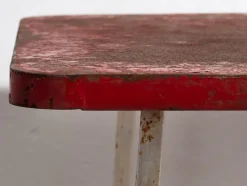 Pamono Antique Red Terrace Table, 1920s><noscript><img width=