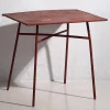 New Pamono Antique Red Terrace Table, 1920s