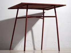 New Pamono Antique Red Terrace Table, 1920s