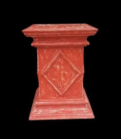 Pamono Antique Red Wooden Stand><noscript><img width=