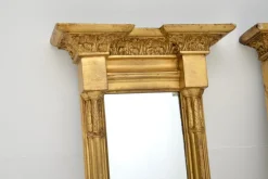 Discount Pamono Antique Regency Gilt Wood Pier Mirrors, 1810s, Set of 2