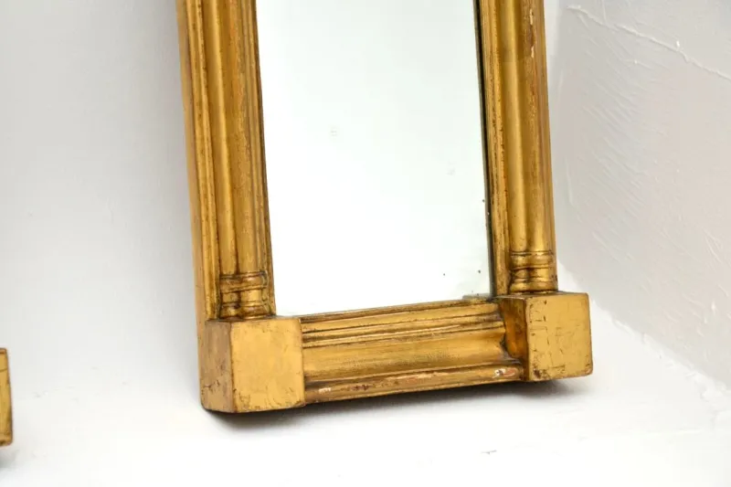 Discount Pamono Antique Regency Gilt Wood Pier Mirrors, 1810s, Set of 2