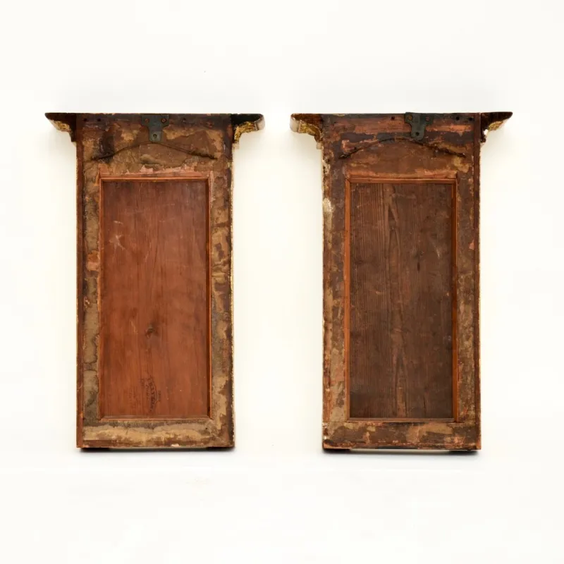 Discount Pamono Antique Regency Gilt Wood Pier Mirrors, 1810s, Set of 2