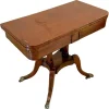 Online Pamono Antique Regency Mahogany Inlaid Card Table