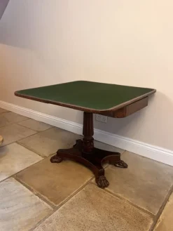 Discount Pamono Antique Regency Rosewood Card Table, 1830