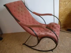Pamono Antique Rocking Chair by Peter Cooper for R.W. Winfield, 1880s> Rocking Chairs