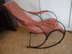 Pamono Antique Rocking Chair by Peter Cooper for R.W. Winfield, 1880s><noscript><img width=
