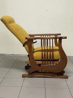 Best Pamono Antique Rocking Chair, 1890s