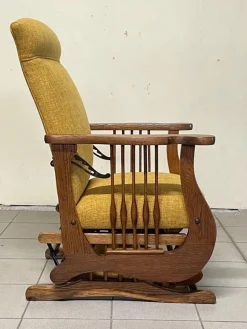 Best Pamono Antique Rocking Chair, 1890s