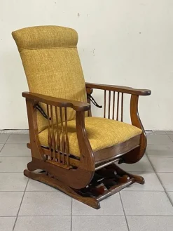 Best Pamono Antique Rocking Chair, 1890s