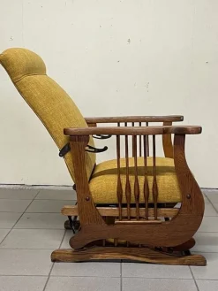 Best Pamono Antique Rocking Chair, 1890s