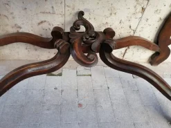 New Pamono Antique Rosewood Console Tables, Set of 2