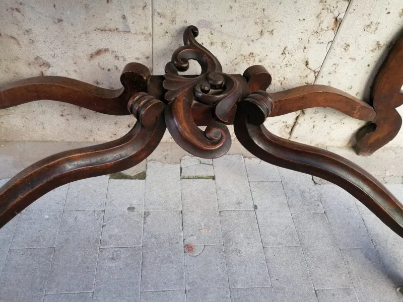 New Pamono Antique Rosewood Console Tables, Set of 2