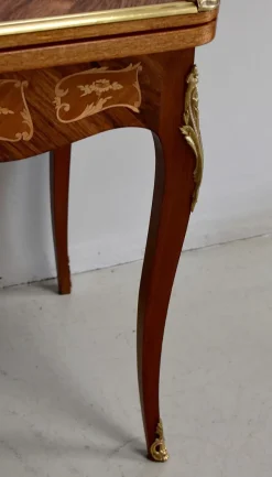Pamono Antique Rosewood Game Table><noscript><img width=
